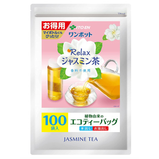 日本 伊藤園 Relax 茉莉花綠茶 3g x100包 茉香綠茶 冷泡 熱泡 1包1次500ml 超值家庭裝