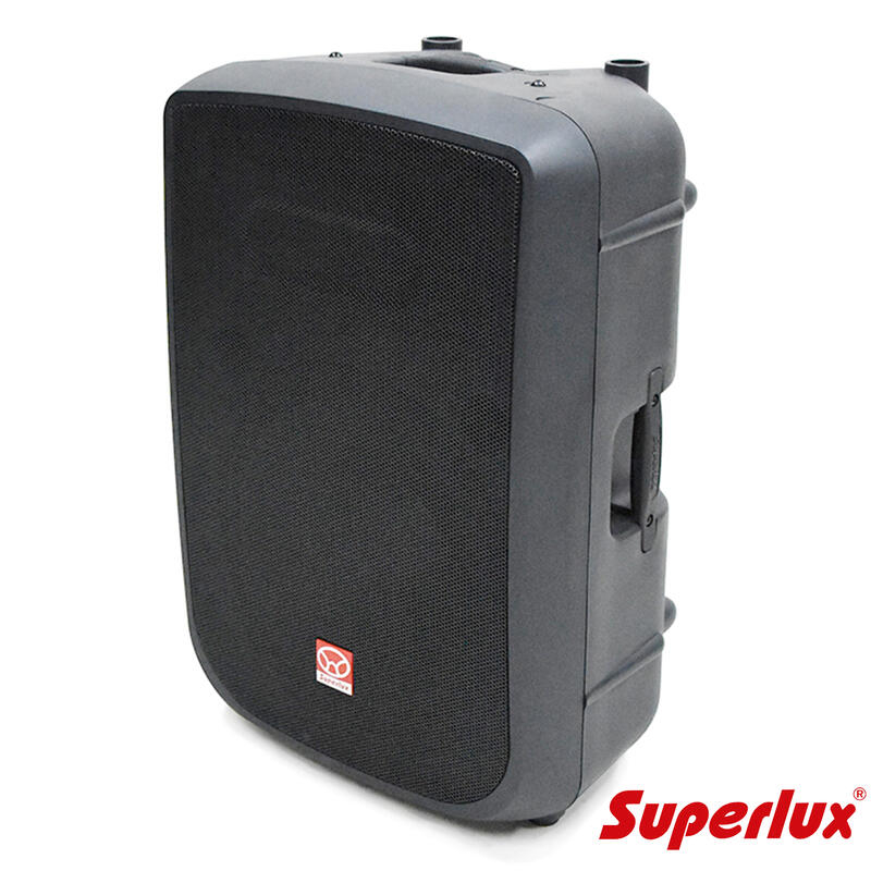 【又昇樂器】Superlux SF12D 12吋兩音路全音域音箱 主動式喇叭