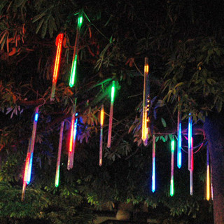 單支 全電壓 LED流星雨燈管 50/60/80cm 戶外防水 led 樹燈 聖誕燈飾 流星燈 流星雨燈 行道樹佈置