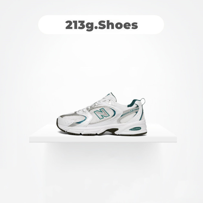 【𝟐𝟏𝟑𝐠】New BaIance 530 復古鞋 白銀綠 復古 老爹鞋 慢跑鞋 MR530AB