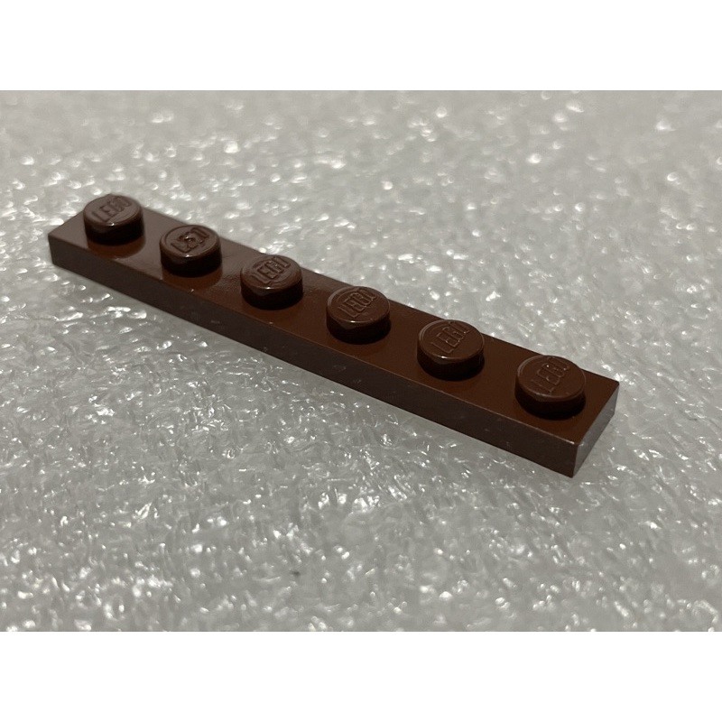 LEGO 樂高 3666 咖啡色 PLATE 1X6 薄板 BR09