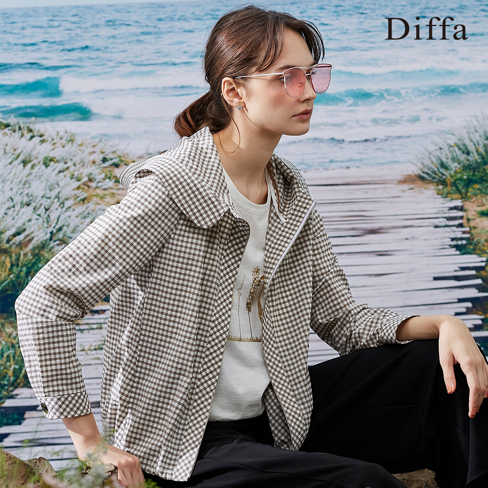 【Diffa】卡白格連帽外套3768-1402