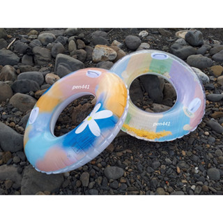 玩樂生活 成人雙手把充氣游泳圈 夏天玩水/游泳/戲水 游泳池 河邊 浮排 浮圈 坐圈 (免費維修 瑕疵換新)