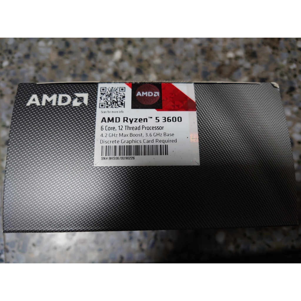 出售二手AMD-3600CPU