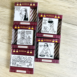 【摸鼻子文房具】日本SANBY．祝你好運 世界名畫系列印章 第2彈