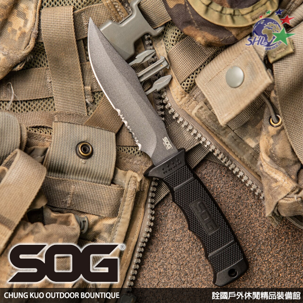 詮國 SOG Seal 小海豹戰術直刀 / 尼龍刀鞘 / 美國海豹部隊大量使用 - M37N