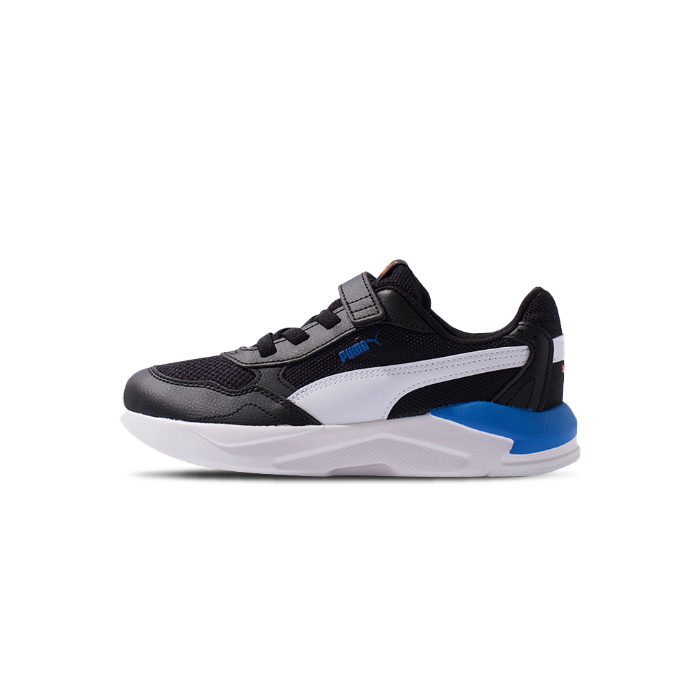Puma X-Ray Speed Lite 童鞋 中童 黑白藍色 緩震 路跑 運動 休閒 慢跑鞋 38552514
