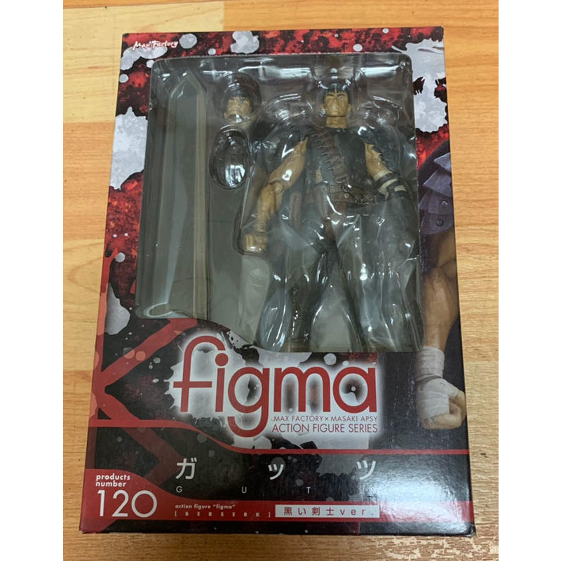 代理版 初版 現貨 figma 120 烙印勇士 黑之劍士 凱滋(非 狂戰士 黑衣劍士 骷髏騎士)