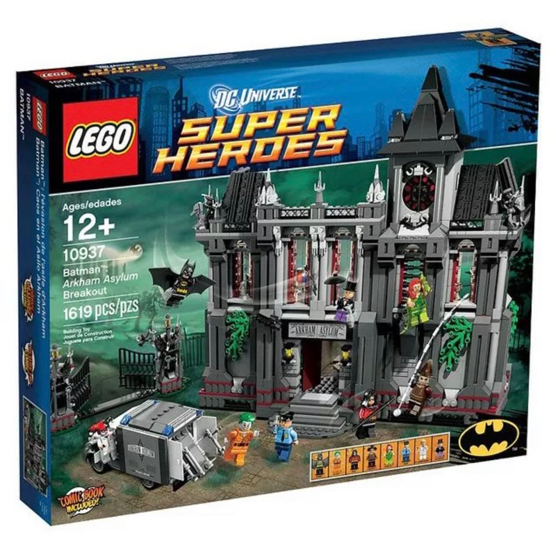 &lt;樂高人偶小舖&gt;正版LEGO 10937 蝙蝠俠系列 全新未拆 盒組 阿卡漢療養院