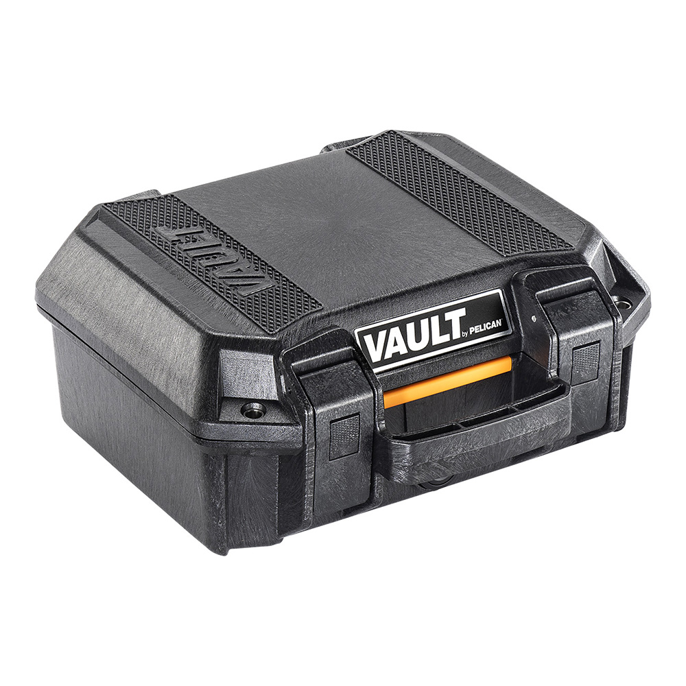 PELICAN 派力肯 V100 Vault Small Pistol Case 含泡棉(黑)