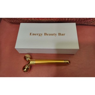 【🌸🌸春季👍好物推薦~特價再7折☆公司貨】BonnieHouse植享家🌟24K黃鉑金3D滾輪震動按摩儀/打造V臉防水設計