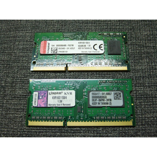 金士頓 Kingston 終身保固 ~ KVR16S11S8/4 4GB DDR3-1600 4G SO-DIMM