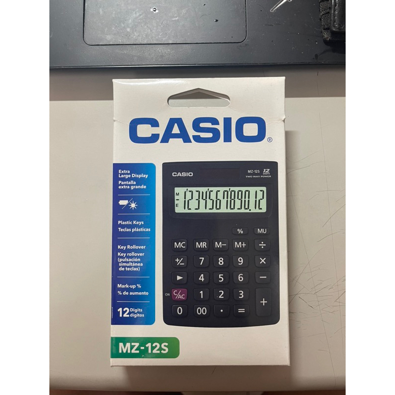 CASIO  計算機 MZ-12S全新（可面交）