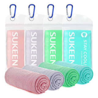 【費城洛基】預購 Sukeen 4 件組 涼感毛巾 冷感運動毛巾 美國直送🇺🇸