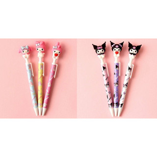 ♥小玫瑰日本精品♥ 美樂蒂 酷洛米 立體造型自動鉛筆 公仔造型 原子筆 文具用品 隨機出貨 ~ 7