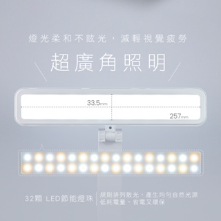 含稅一年原廠保固KINYO廣角照明三色光充插兩用大電量LED雙筆筒檯燈閱讀燈(PLED-4202)