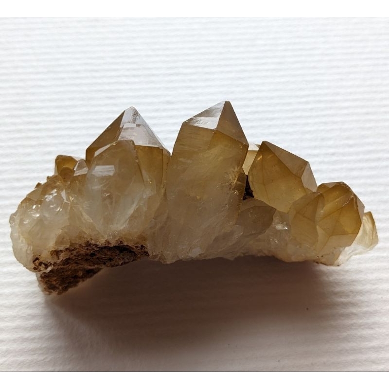 尚比亞天然黃水晶簇~無燒無烤~財富水晶