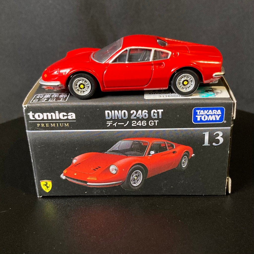 Tomica 多美 黑盒 Premium No.13 Ferrari 法拉利 DINO 246 GT 附盒