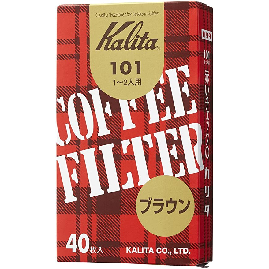 ~*蝦皮代開發票 *~ 日本 Kalita 101 無漂白咖啡濾紙(1~2人用) 40枚