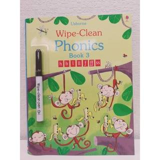 英文寫寫童書 可重複擦寫 Wipe-Clean Phonics Book 3
