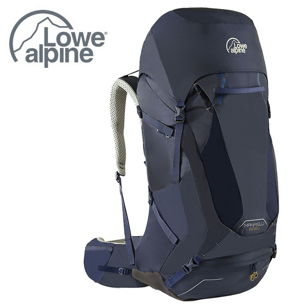 [阿爾卑斯戶外] Lowe Alpine  Manaslu 65:80 專業登山健行背包 海軍藍色 FBQ05NA65