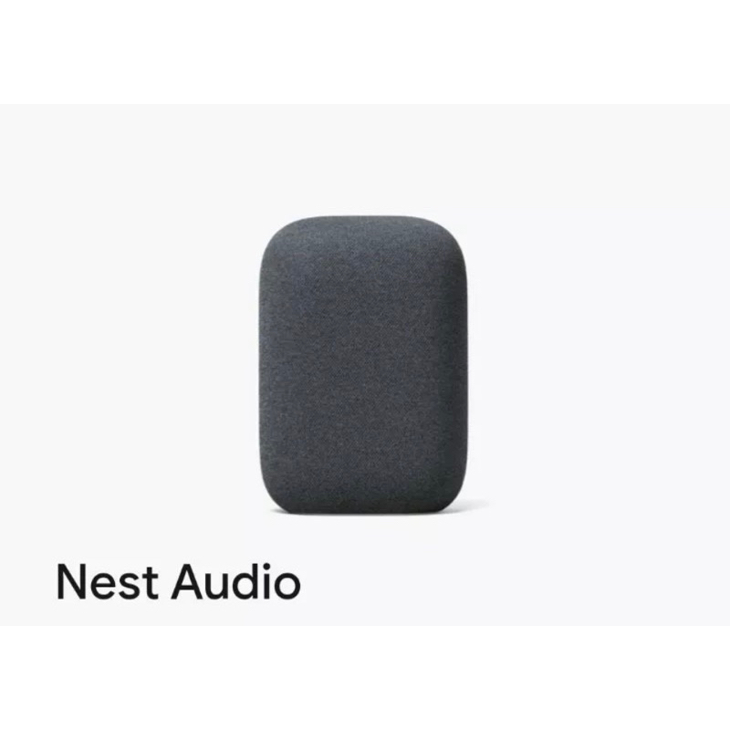 (全新）Google Nest Audio 智慧音箱台哥大公司貨(石墨黑）
