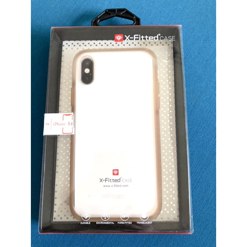 X-Fitted CASE Apple蘋果手機iphone X/XS 手機適用透明背蓋粉邊保護套保護殼手機殼3c手機二手