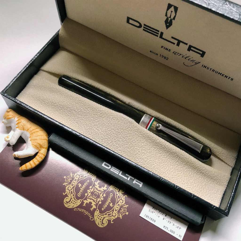 DELTA X Orobianco Lunique聯名款 鋼尖  吸卡未上墨 盒裝 鋼筆