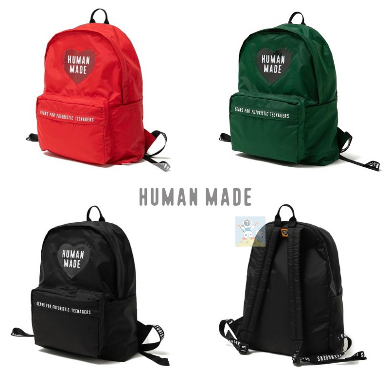 HUMAN MADE 23SS NYLON HEART BACKPACK 背包 後背包 雙肩包