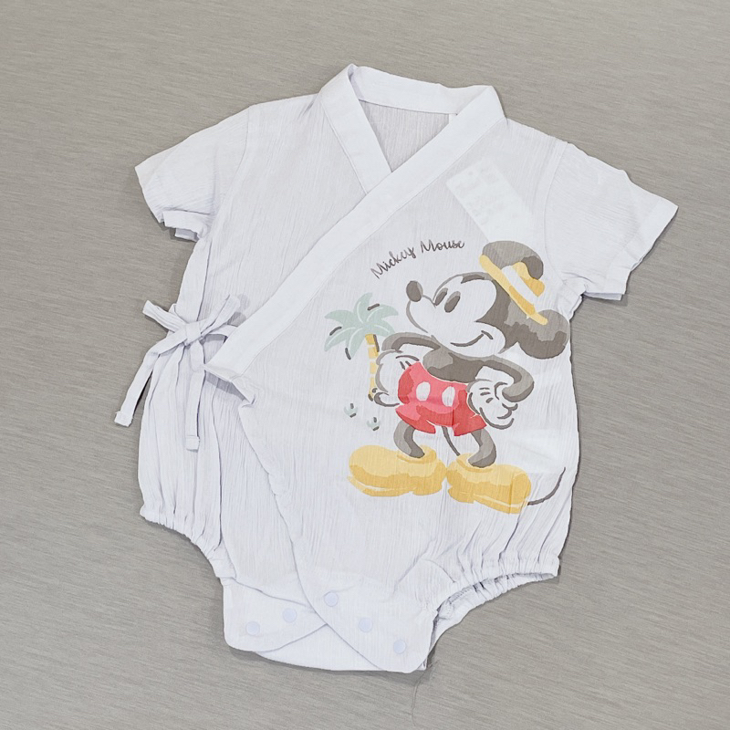 現貨 日本 和服 包屁衣 迪士尼 米奇 米妮 嬰兒服 爬服