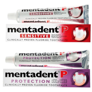 Mentadent P美達淨牙膏 抗敏含氟牙膏 除齒斑含氟牙膏 100ml
