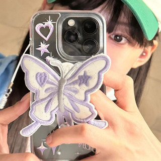 宇宙🇰🇷韓國代購 韓國品牌 YOUNGBOYZ SUN CASE CLEAR PATCH BUTTERFLY