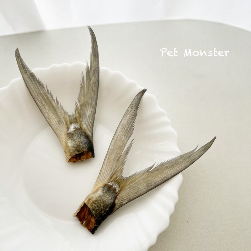 Pet Monster寵怪獸🐶「烘虱目魚尾巴」手作寵物零食 烘乾零食 訓練零食 狗狗零食 魚乾 虱目魚柳 寵物食品