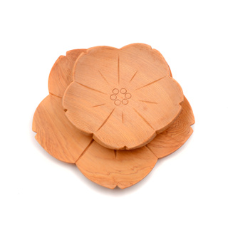 芬多森林 越檜櫻花果盤 一體成型製成 糖果盤 水果盤 檜木托盤 木質托盤 原木果盤 實木托盤 零食盤 置物盤 日式擺盤