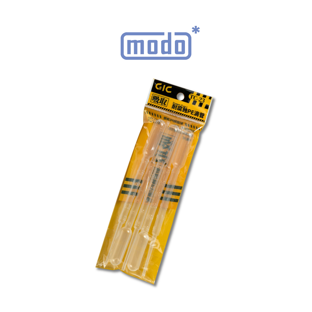 【GIC 】TC-23耐腐蝕滴管 3ml(一包5入)/modo摩多｜官方賣場