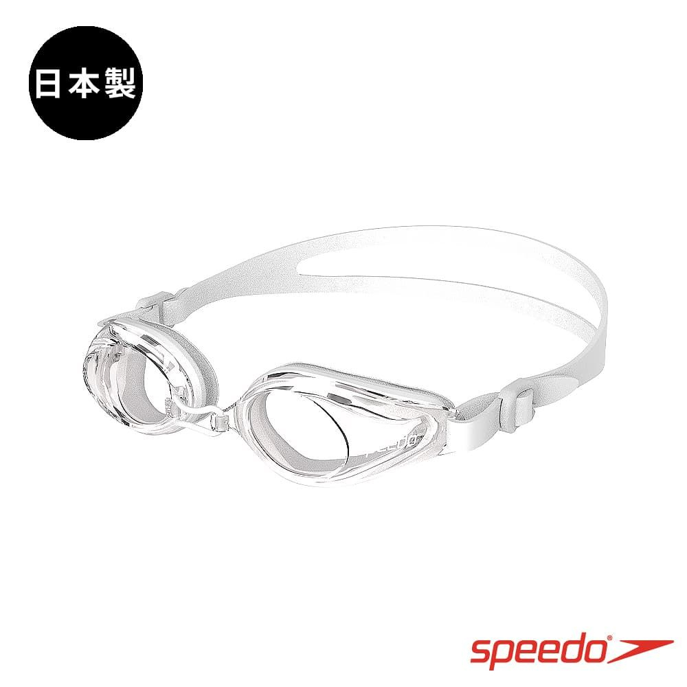 Speedo 日本製 成人運動泳鏡 Edge 白 (SD800390215459)