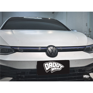 [老爸包膜店] VW 福斯 Golf / Variant 8代 車標改色 黑化 燻黑 不影響跟車 電腦裁切版型 通用