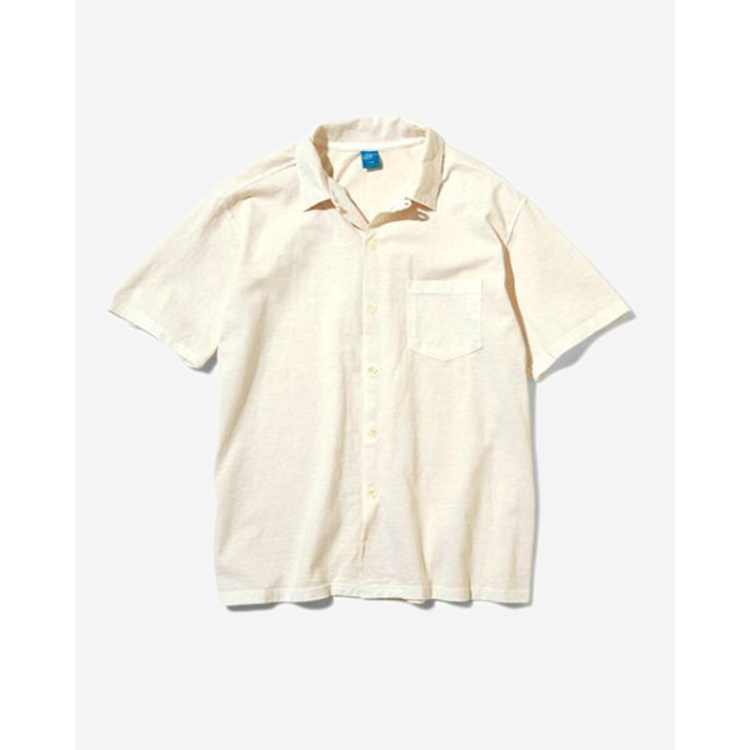 GOOD ON - S/S OPEN TEE SHIRTS-NATURAL