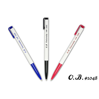 OB 1048 0.48mm自動原子筆 紅色 / 藍色 / 黑色