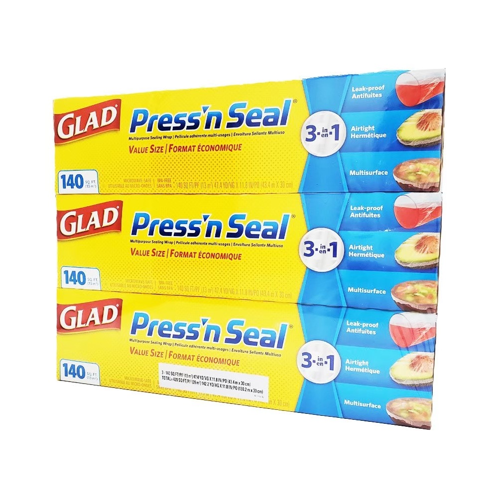 Glad Press’n Seal 強力保鮮膜 3入/組