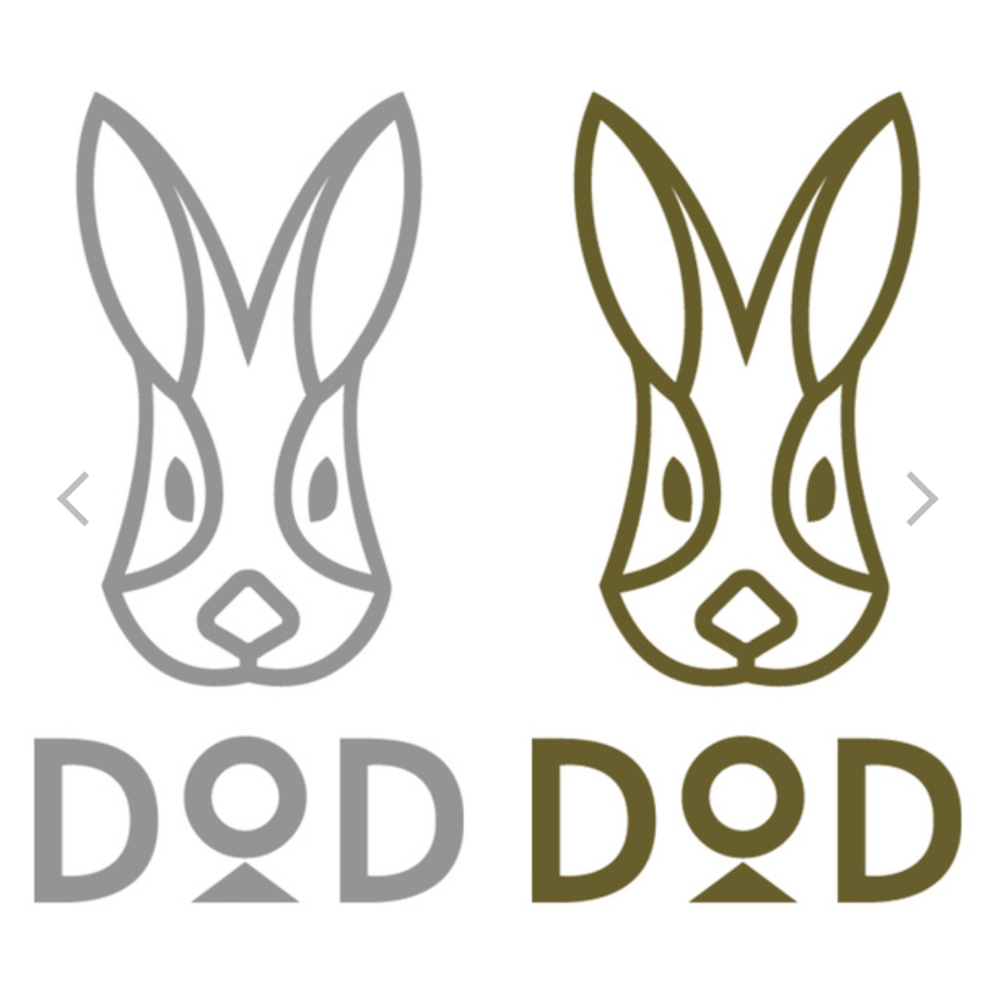 【DOD】營舞者兔子反光車貼（白金兩色）