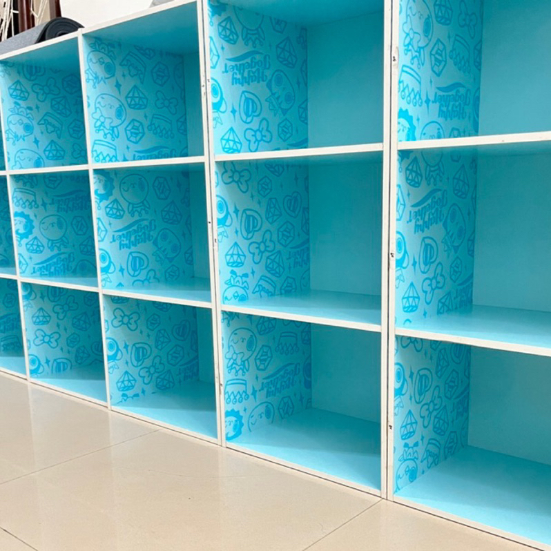 三層櫃 高品質 空櫃 玩具櫃 書櫃 雜物櫃 置物櫃 兒童 收納櫃 厚板 耐重 天藍色 幼兒園 書包櫃 衣物櫃 自取 現貨