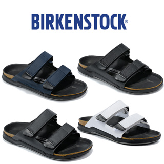 -德國勃肯- Birkenstock 新款 雙釦 雙層大底拖鞋 新科技 復古拖鞋 黑色白色 棕色 休閒拖鞋 室內外拖鞋