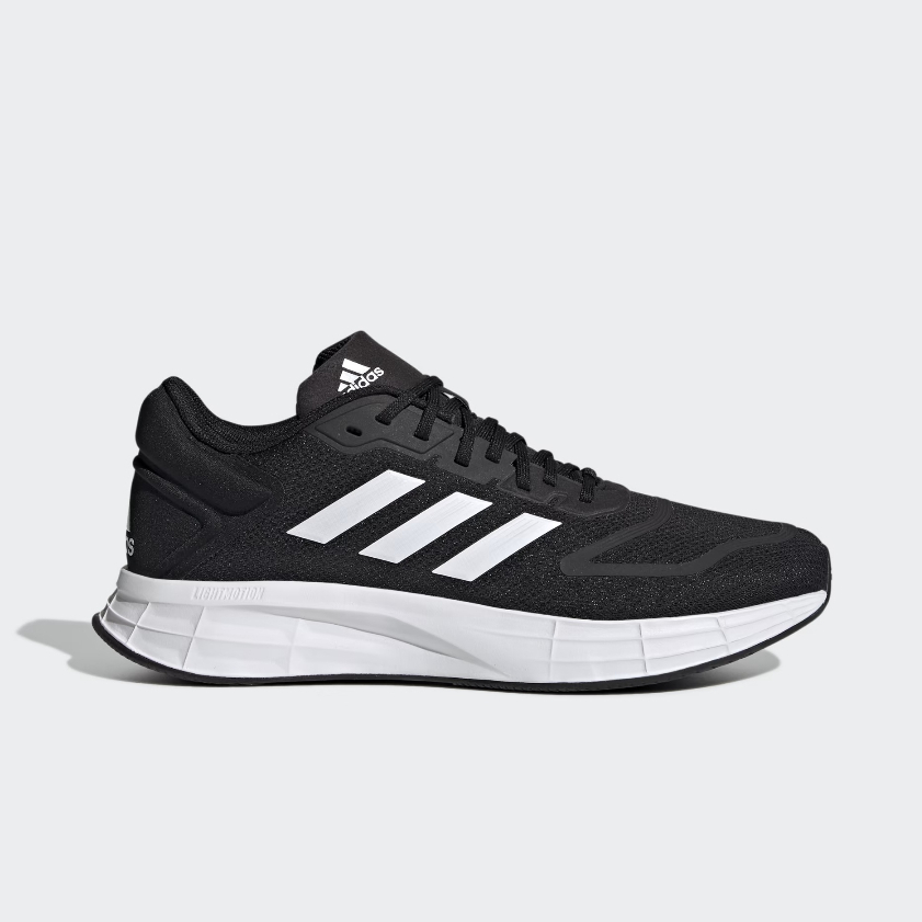 [現貨US15] Adidas Duramo 10 黑白 慢跑鞋 輕量 透氣 基本款 男 大尺碼 GW8336