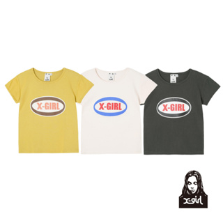 X-girl OVAL LOGO S/S BABY TEE 短袖T 105232013018