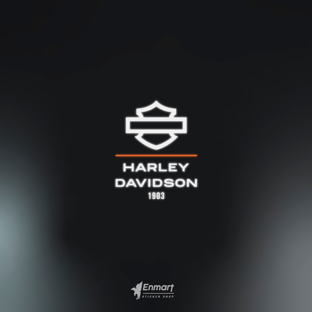 割字貼紙HARLEY DAVIDSON "車身貼紙 防水貼紙 EM-134