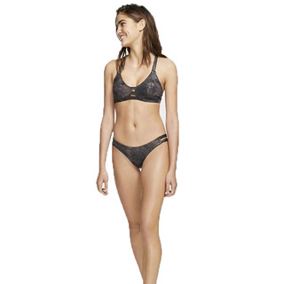 HURLEY｜女 W HRLY QD MAX LUSTER SURF BTM BLACK 比基尼褲