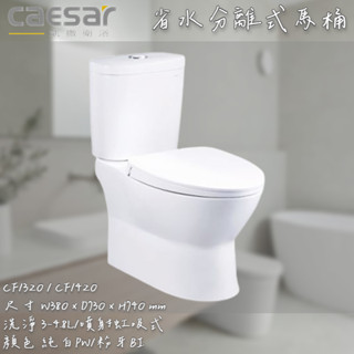 🔨 實體店面 可代客安裝 CAESAR 凱撒衛浴 二段式省水馬桶 CF1320 CF1420 實體店面 可代客安裝