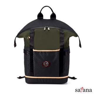 【satana】EXPLORE 探索旅人後背包-軍綠色拼接(SOSE0060) | 後背包 旅行背包 大包 男包 女包
