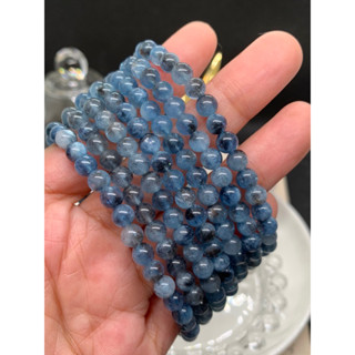 麥麥晶品 魔鬼小深海藍寶黑雲母閃眼5mm+、魔鬼海藍寶(小深藍黑雲母閃閃很迷人)